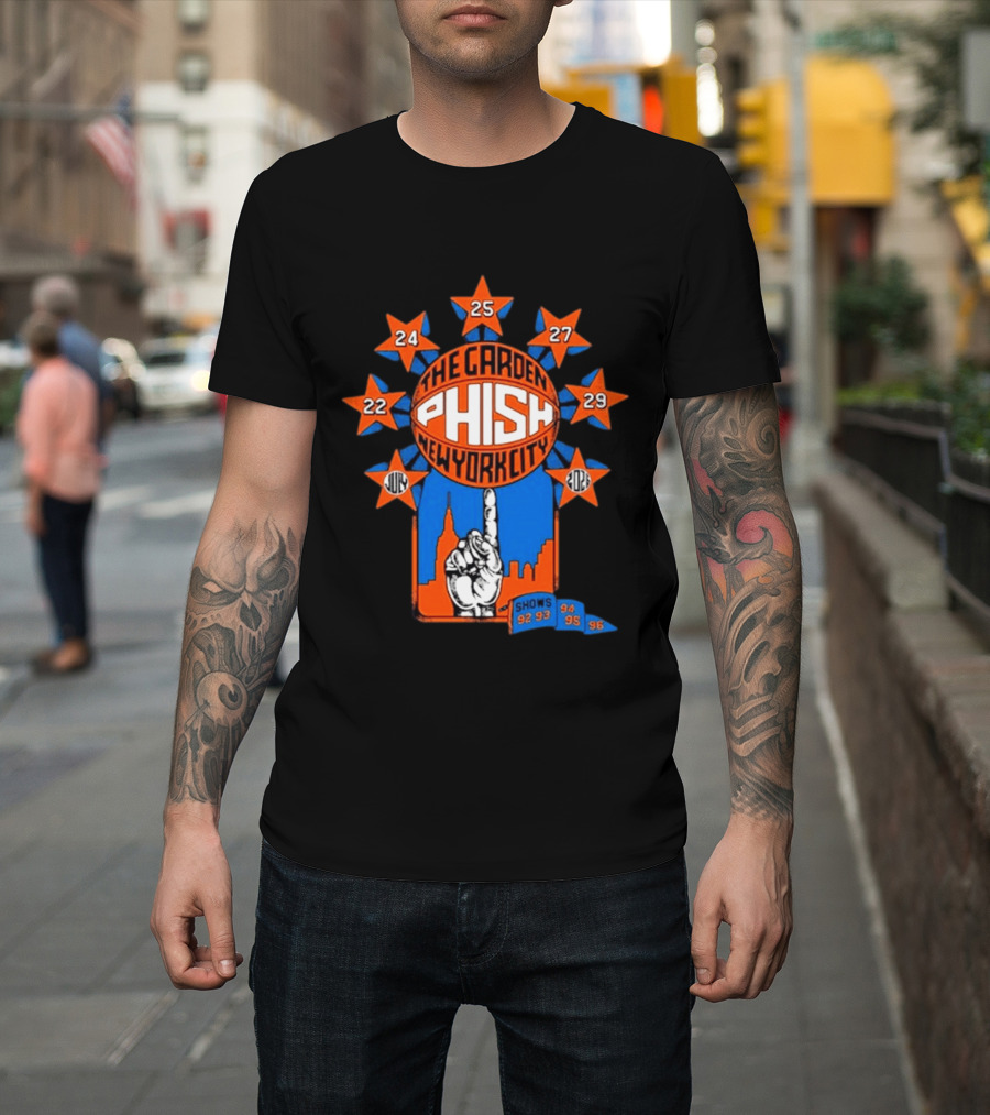Phish The Garden July 2026 New York City Shows 92 93 94 95 96 T-Shirt