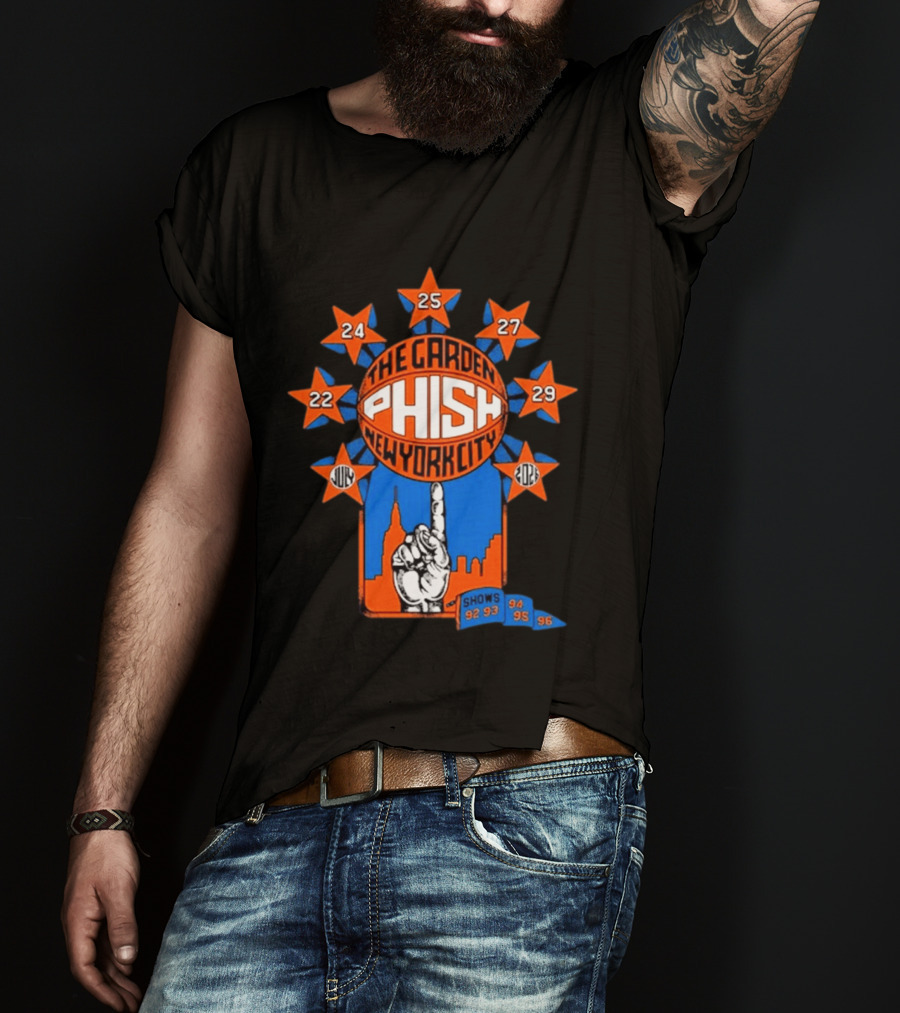 Phish The Garden July 2026 New York City Shows 92 93 94 95 96 T-Shirt