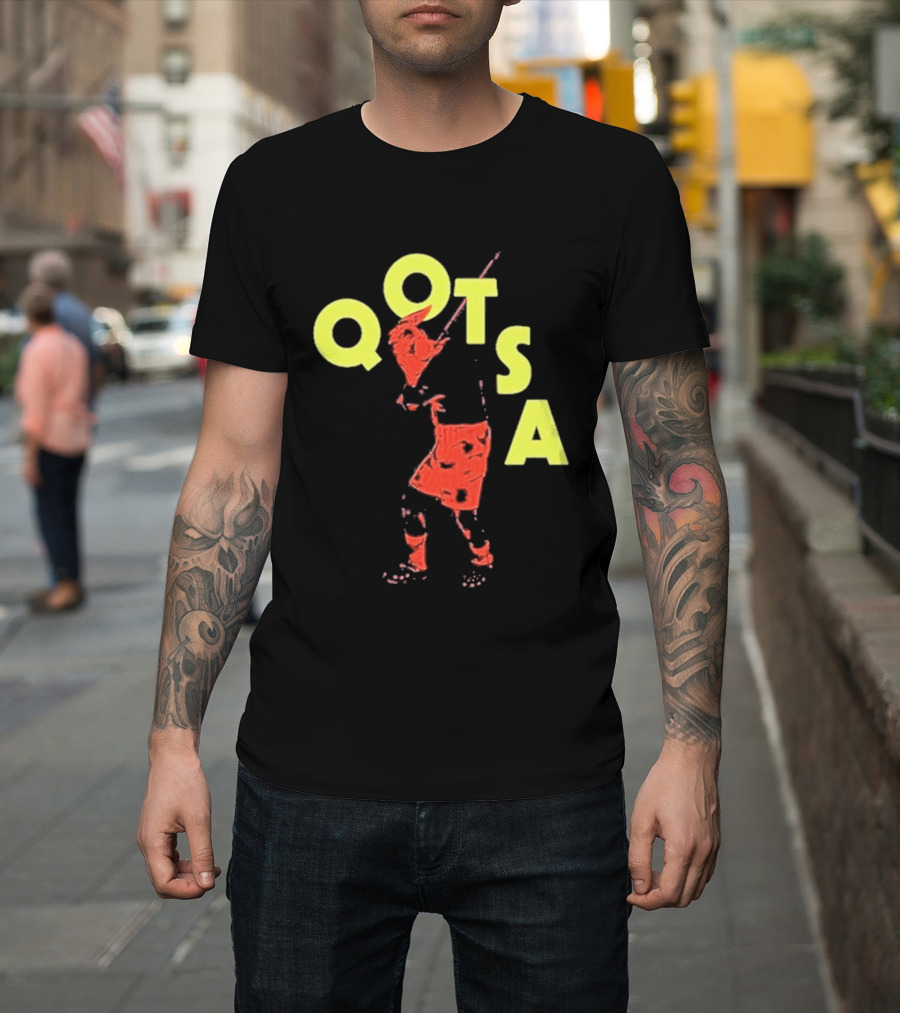 Queens Of The Stone Age QOTSA Executioner Bold Red Yellow T-Shirt