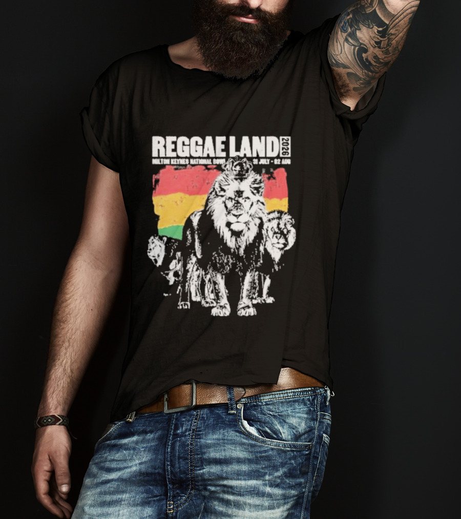 Reggae Land 2023 Lion Pride Wolverhampton 29 July 30 July T-Shirt