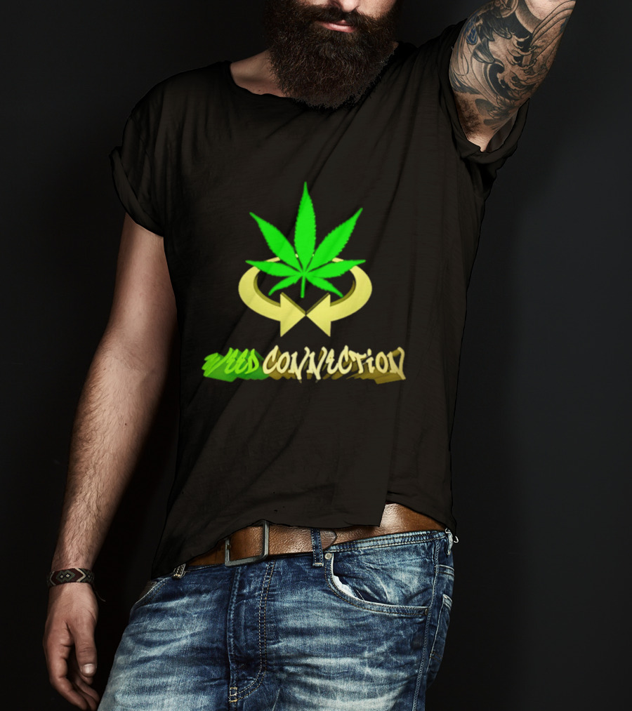 Cannabis Leaf Symbol Weed Connection T-Shirt