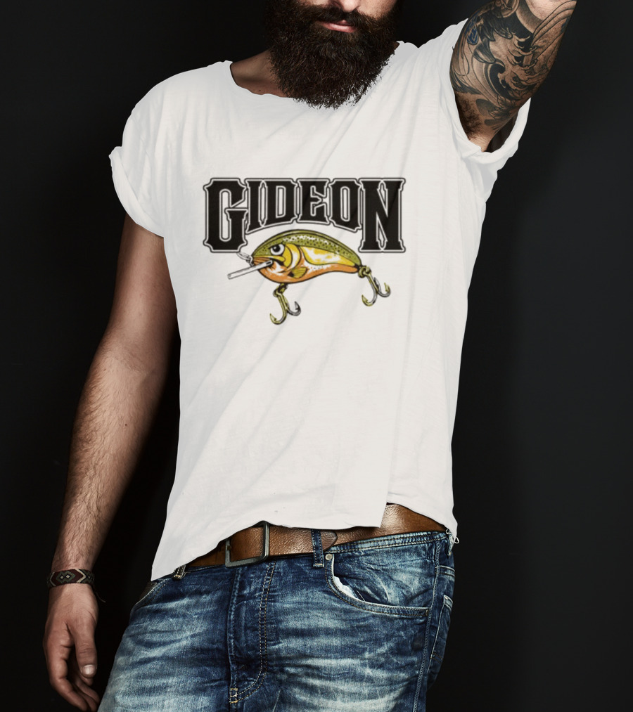 Gideon Fishing Lure Bite Down T-Shirt