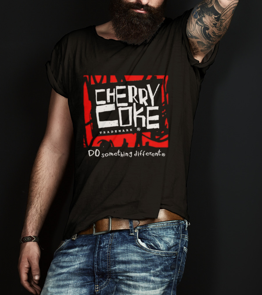 Cherry Coke Trademark Do Something Different T-Shirt