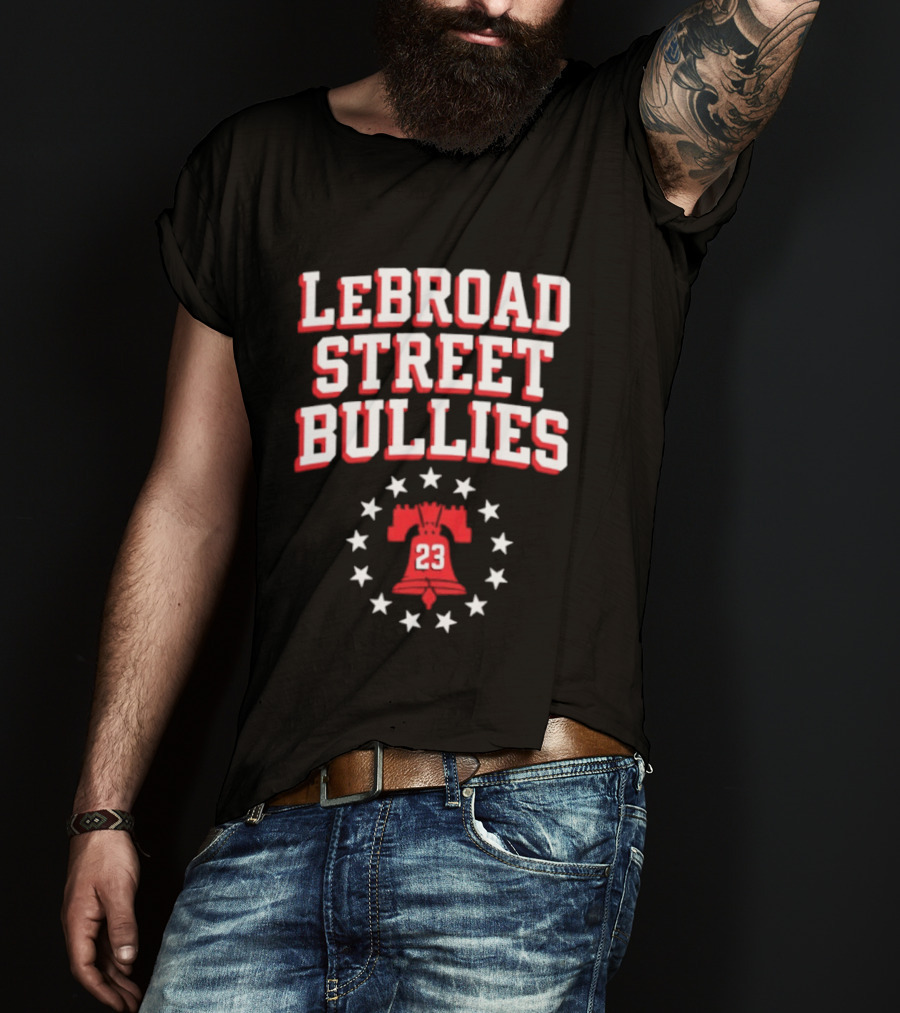 LeBroad Street Bullies 23 Liberty Bell Stars T-Shirt