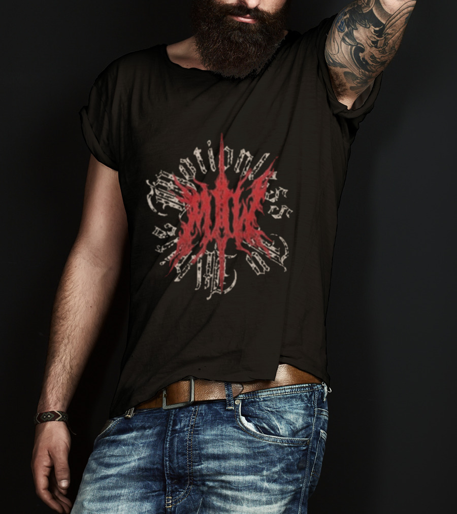 Motionless In White The Sweat And Blood Tour 2026 Dates Decades T-Shirt