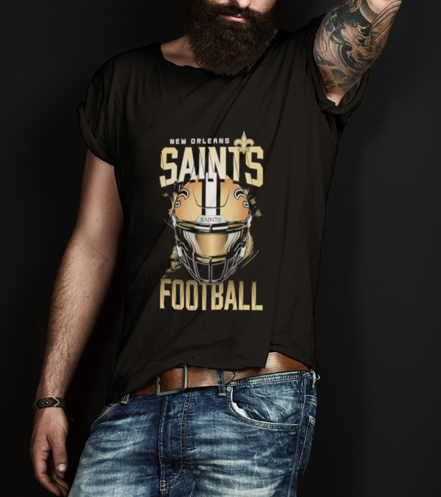 New Orleans Saints Football Helmet 2026 T-Shirt