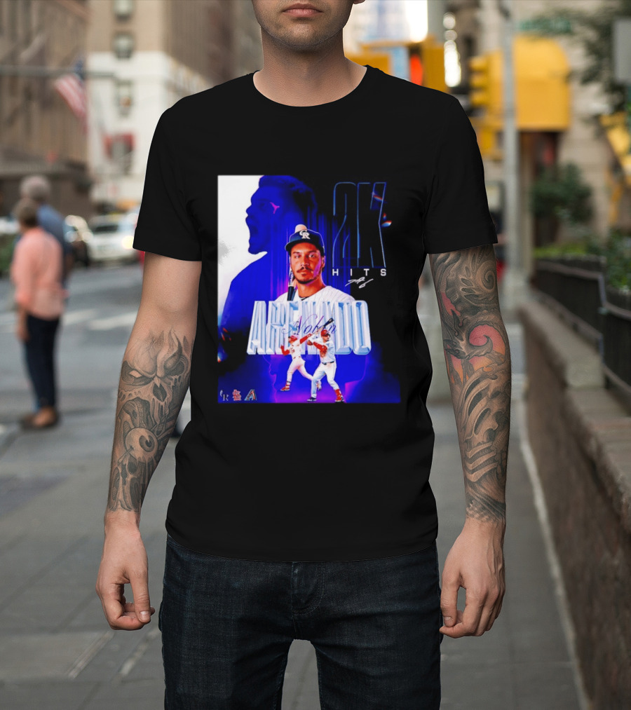 Nolan Arenado 2K Hits Retro Baseball Milestone Celebration T-Shirt
