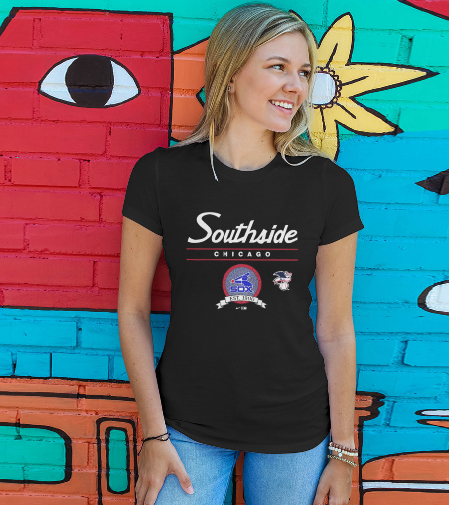 Southside Chicago White Sox Sox American League Nike Baseball T-Shirt