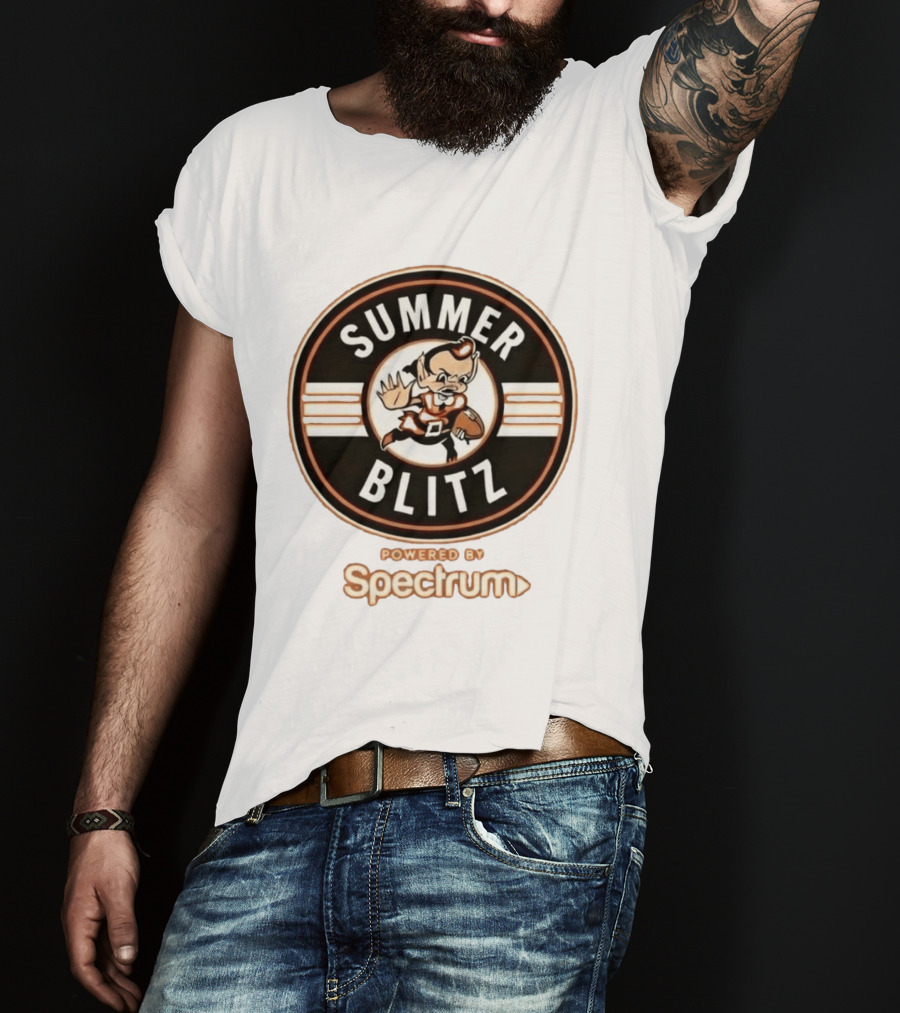 Summer Blitz Browns Powered By Spectrum T-Shirt