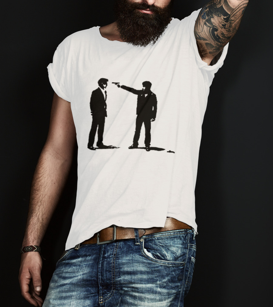 Infernal Affairs Hong Kong Crime Drama Iconic Confrontation Scene T-Shirt