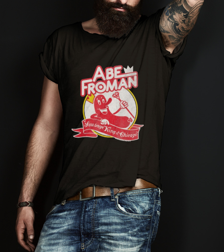 Abe Froman Sausage King Of Chicago Diamond Cane And Crown T-Shirt