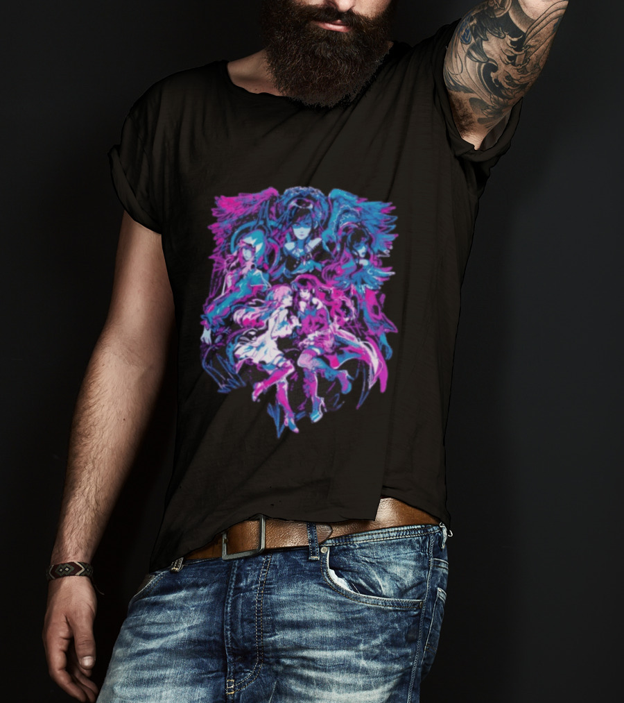 Final Fantasy XIV Rewritten Futures Characters Artwork Fantasy T-Shirt