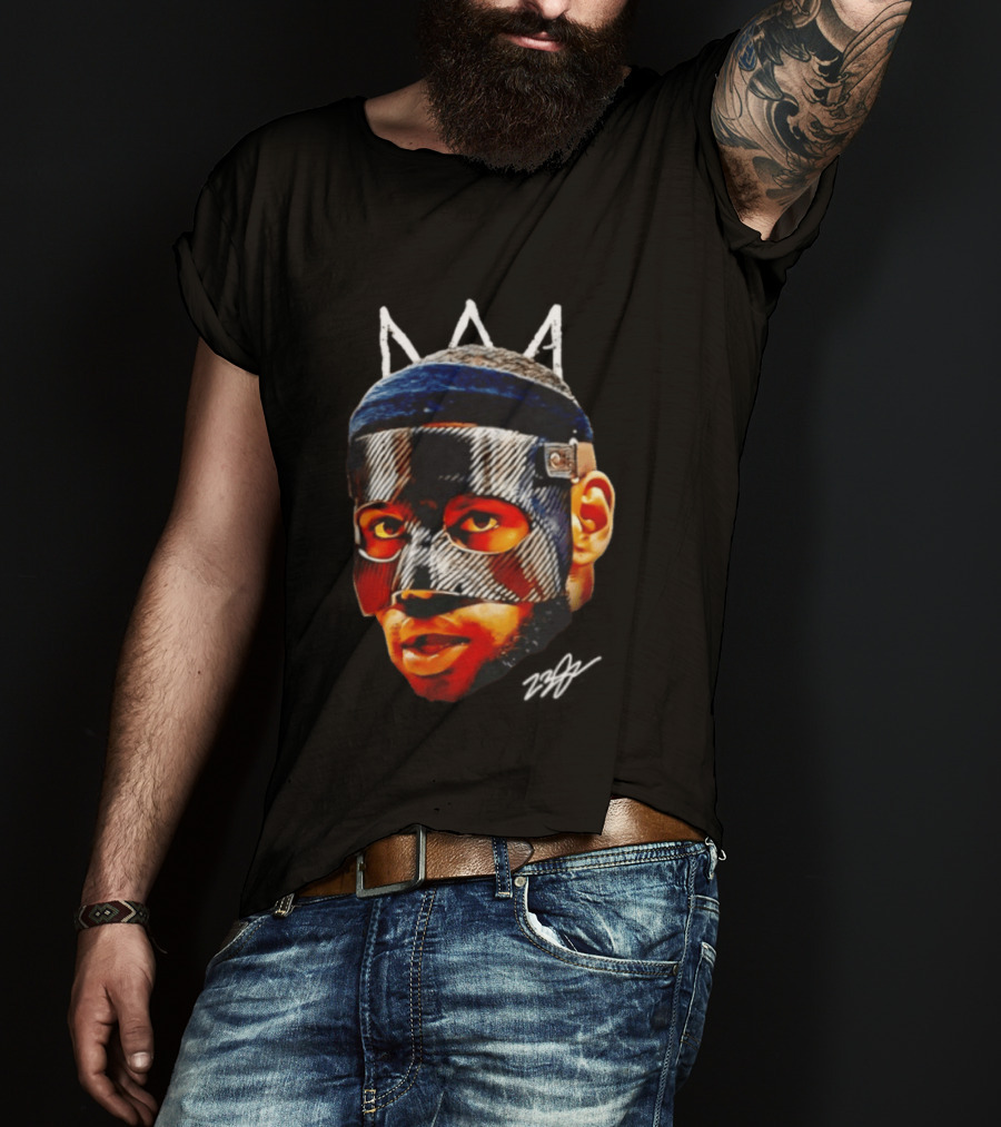 LeBron James Mask The GOAT Crown T-Shirt