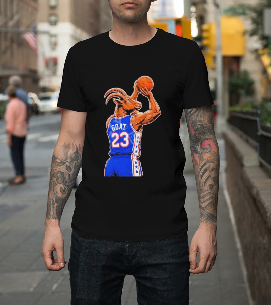 GOAT 23 Basketball Player Jersey Sports Inspired By Iconic NBA Stars T-Shirt