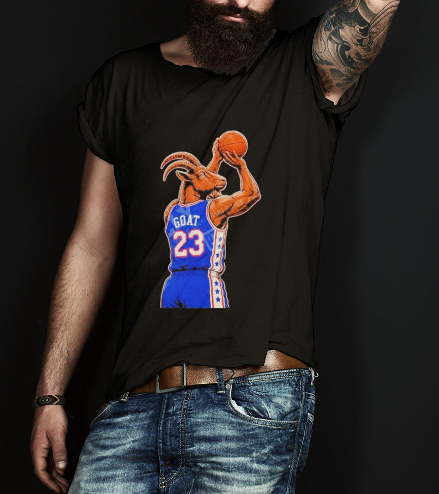 GOAT 23 Basketball Player Jersey Sports Inspired By Iconic NBA Stars T-Shirt