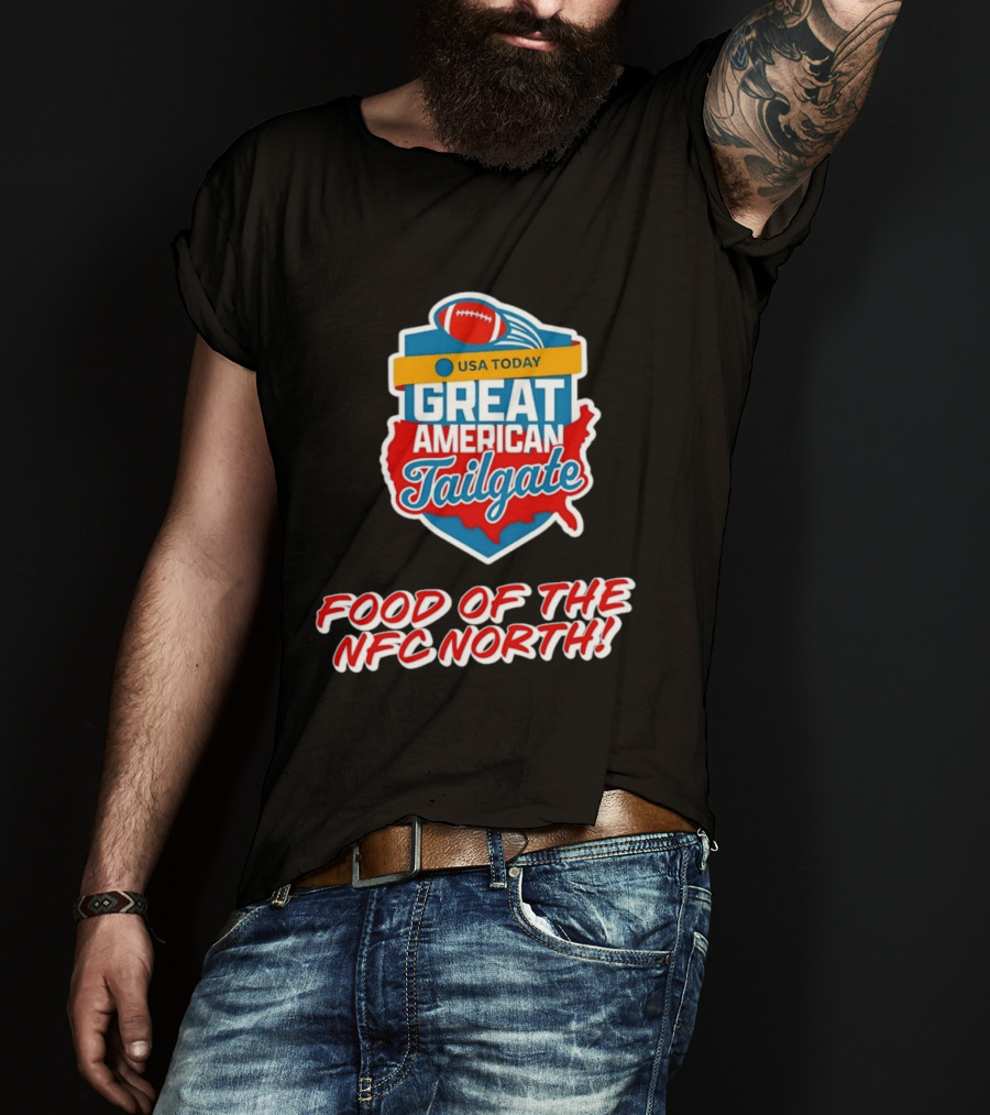 USA Today Great American Tailgate Food Of The NFC North T-Shirt