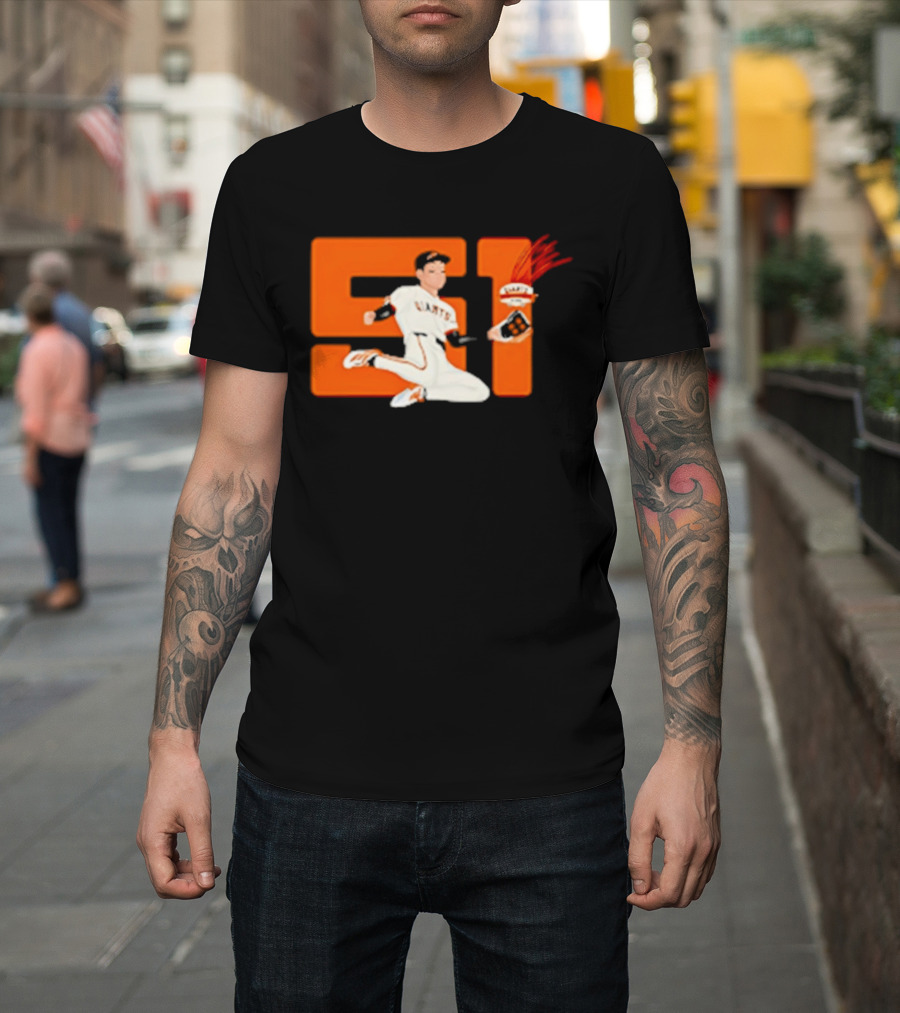 San Francisco Giants Jung Hoo Lee No 51 Baseball Player Comic T-Shirt