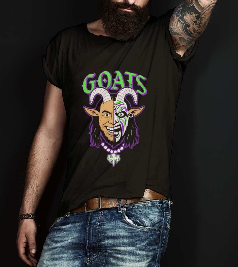 The Hardys GOATS Half Face Fusion T-Shirt