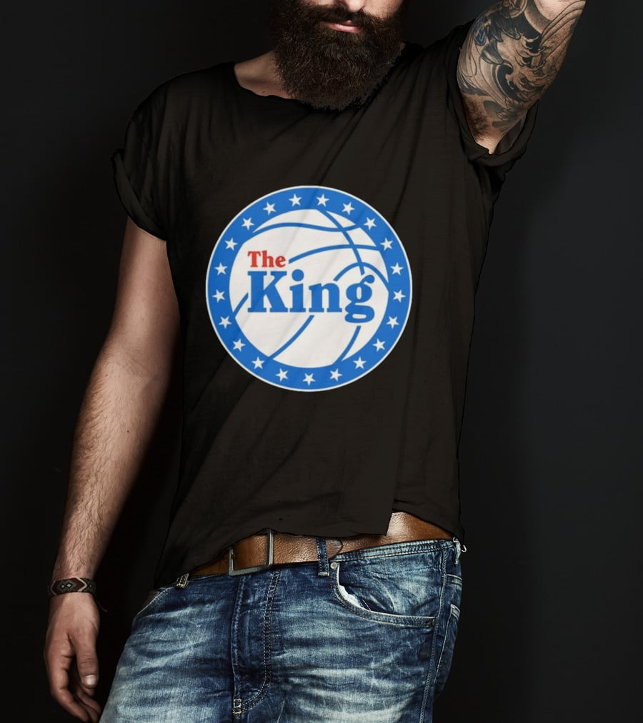 The King Philly Basketball Circle Stars T-Shirt