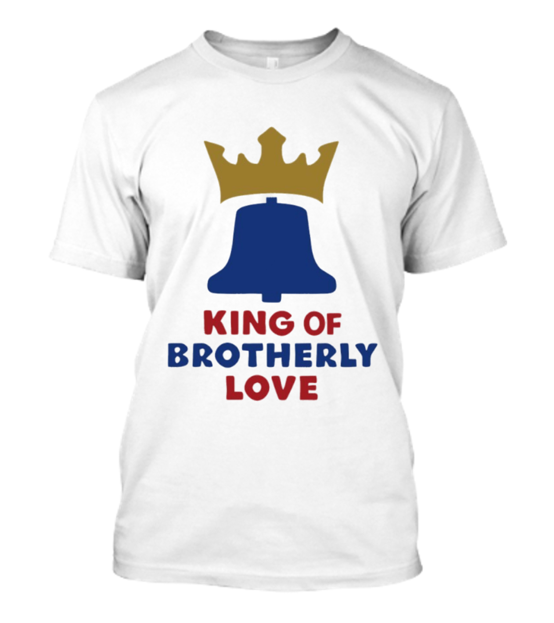 Philadelphia 76ers King Of Brotherly Love LeBron James T-Shirt