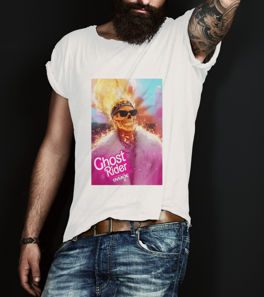 Ryan Gosling Barbie Ghost Rider Filmed For IMAX T-Shirt