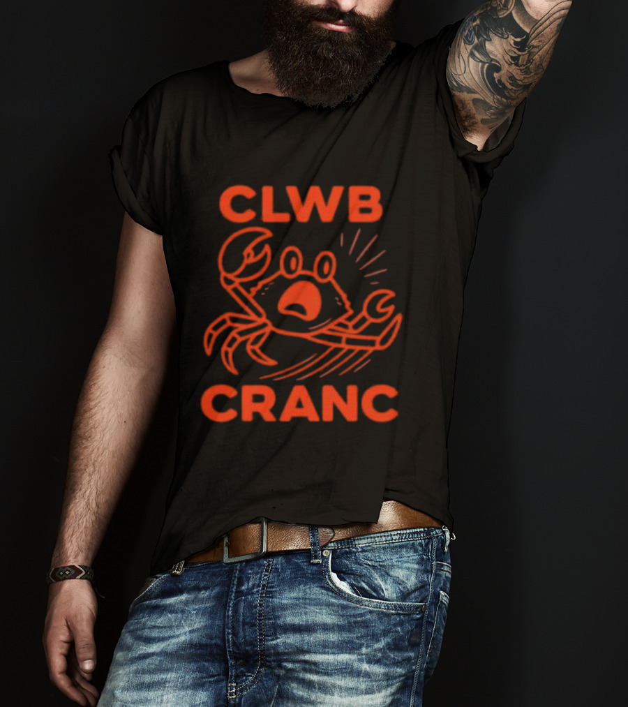 Welsh Edition Crab Club Clwb Cranc Crop T-Shirt