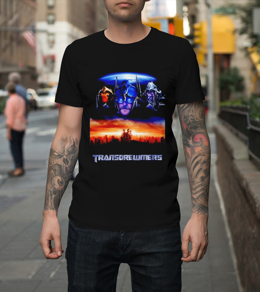 Transdrewmers Sci Fi Inspired Characters And Cityscape Compilation T-Shirt