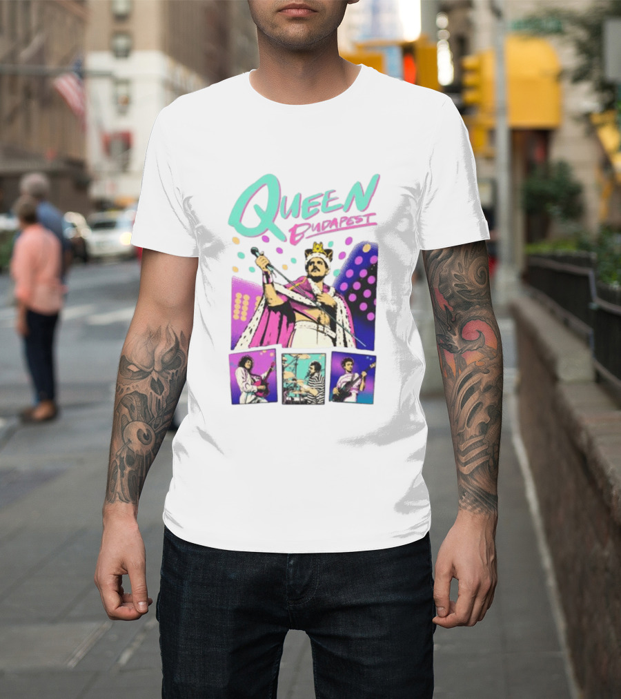 Queen Budapest Anniversary Vest 40th Pop Concert T-Shirt