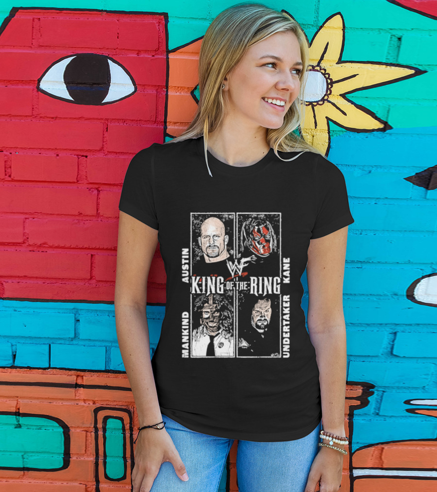 WWF King Of The Ring Austin Kane Mankind Undertaker T-Shirt