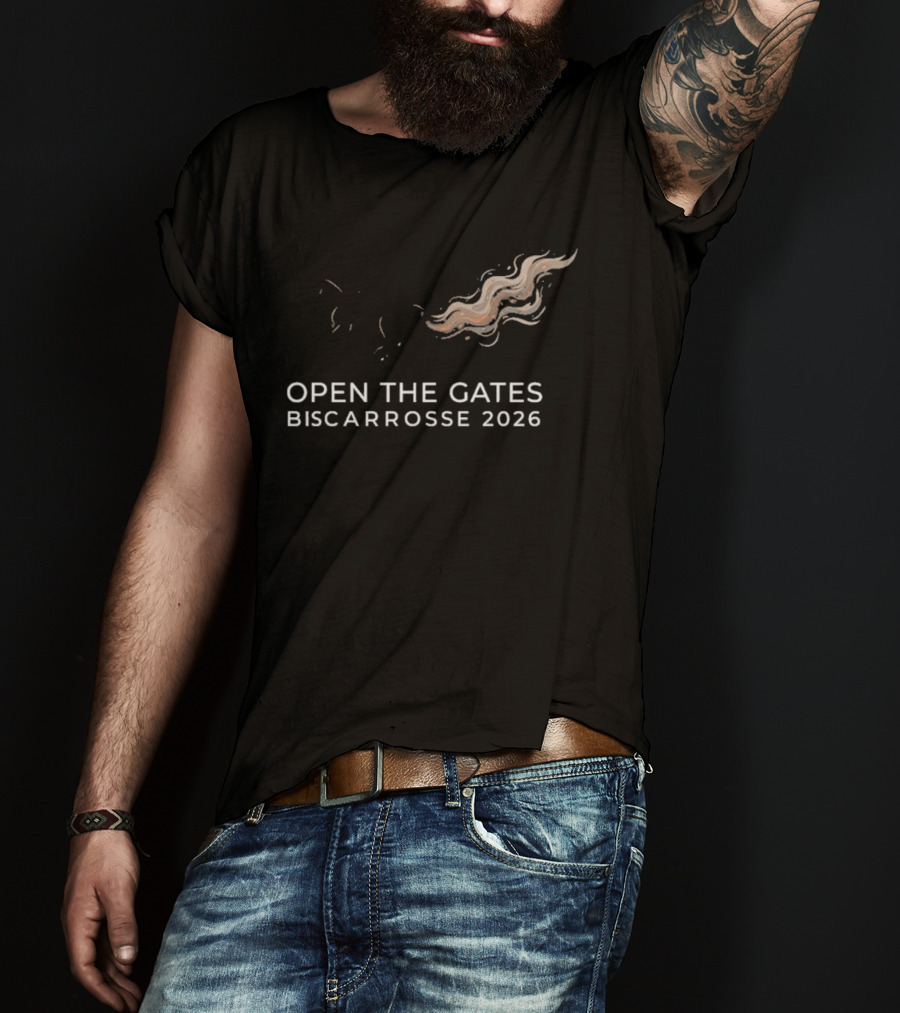 Open The Gates Biscarrosse Horse Rescue 2026 Wildfire Survivor T-Shirt