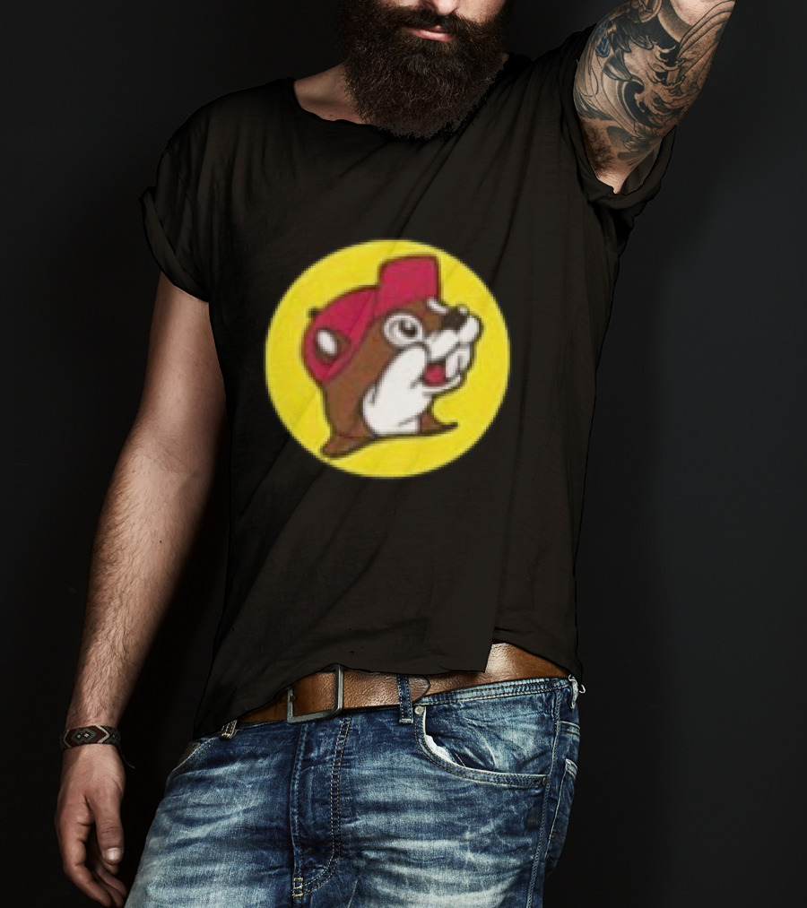 Buc Ee's Fresh Brisket On The Board Two Sided Beavers Texas BBQ T-Shirt