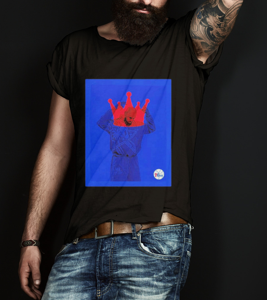 LeBron James NBA All Star Crown Philadelphia 76ers T-Shirt
