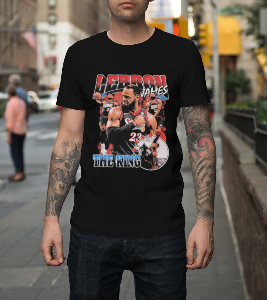 LeBron James The King Sixers 23 Basketball Champion T-Shirt