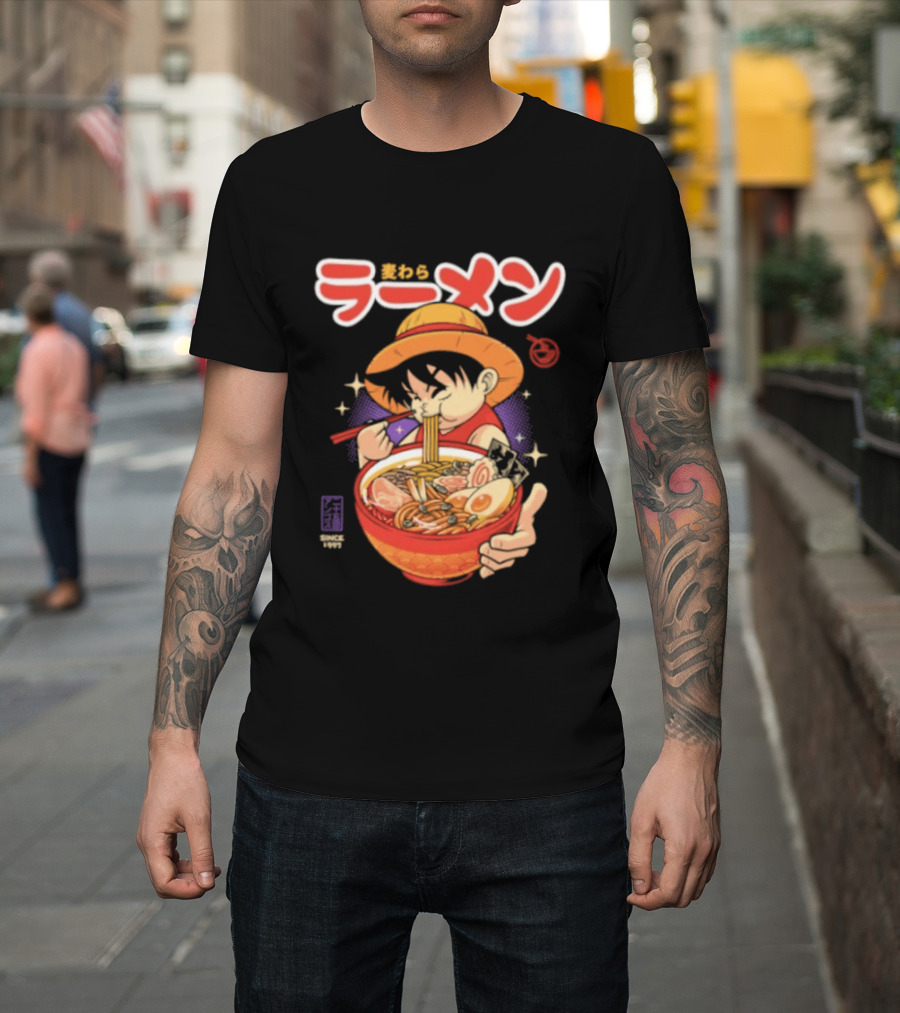 Luffy Ramen Iwara One Piece Since 1997 T-Shirt