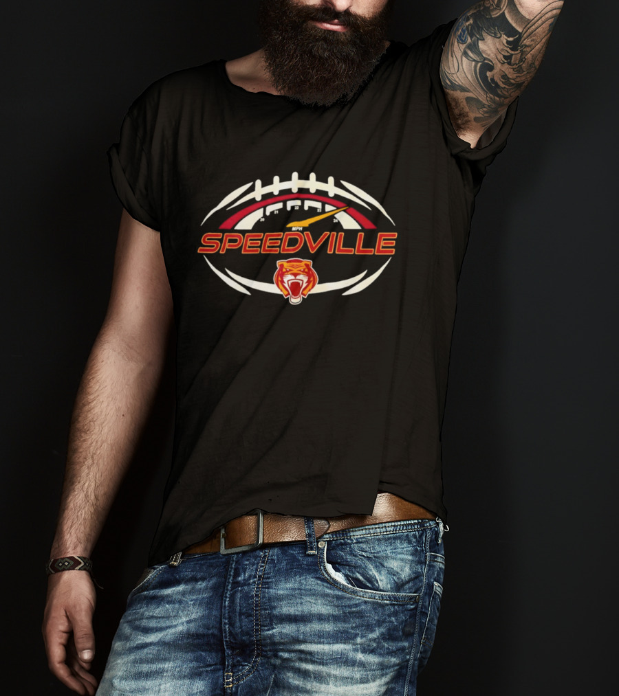 Speedville Stewartville Tigers Football High Energy Tigers T-Shirt