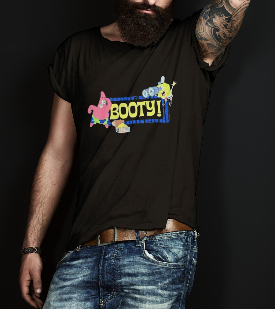 Sponge And Patrick Star Booty Treasure Hunt Adventure T-Shirt