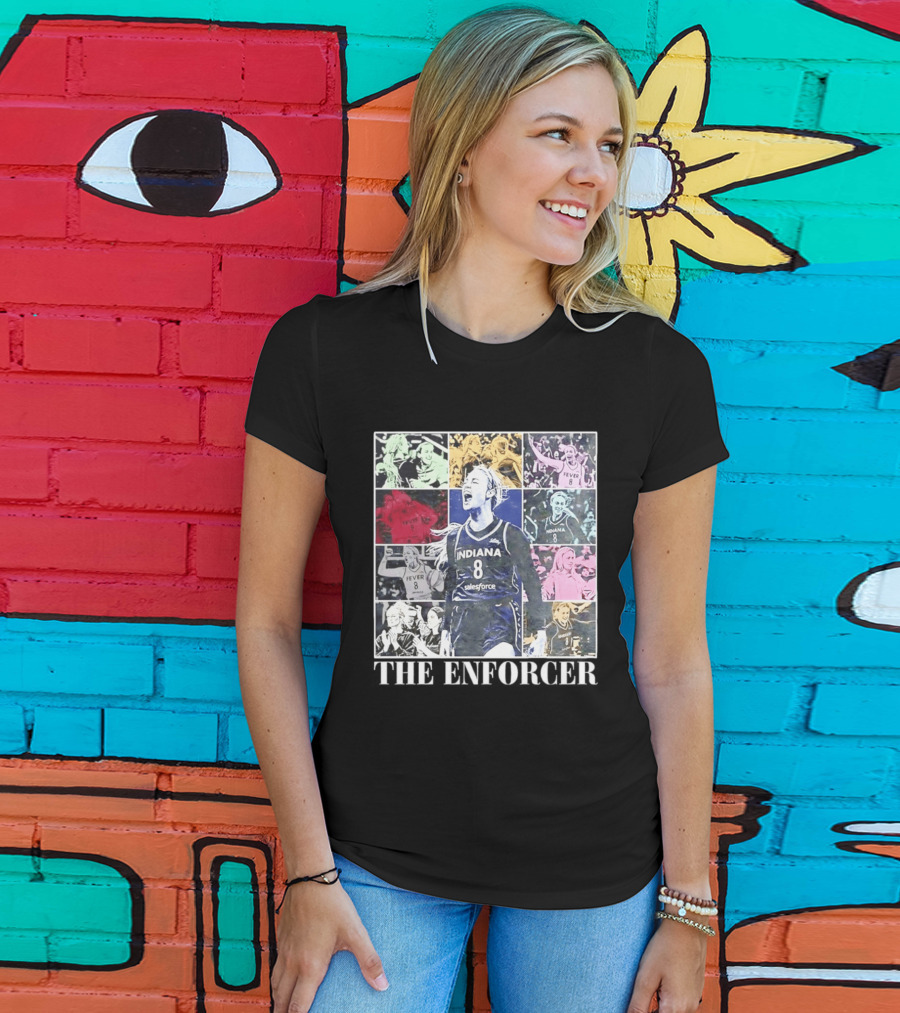 The Enforcer Indiana Fever 8 Indiana Fever Salesforce Sophie Cunningham T-Shirt
