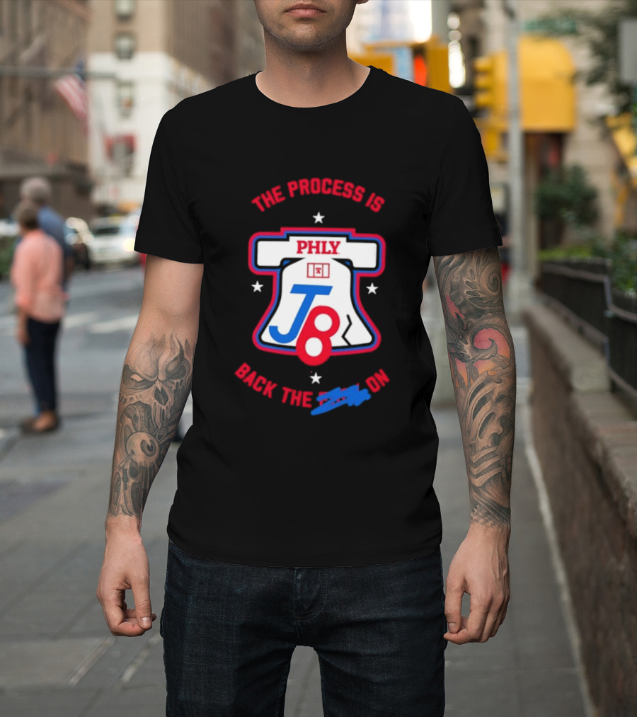 PHLY The Process Is Back Jalen Brunson Philadelphia 76ers T-Shirt