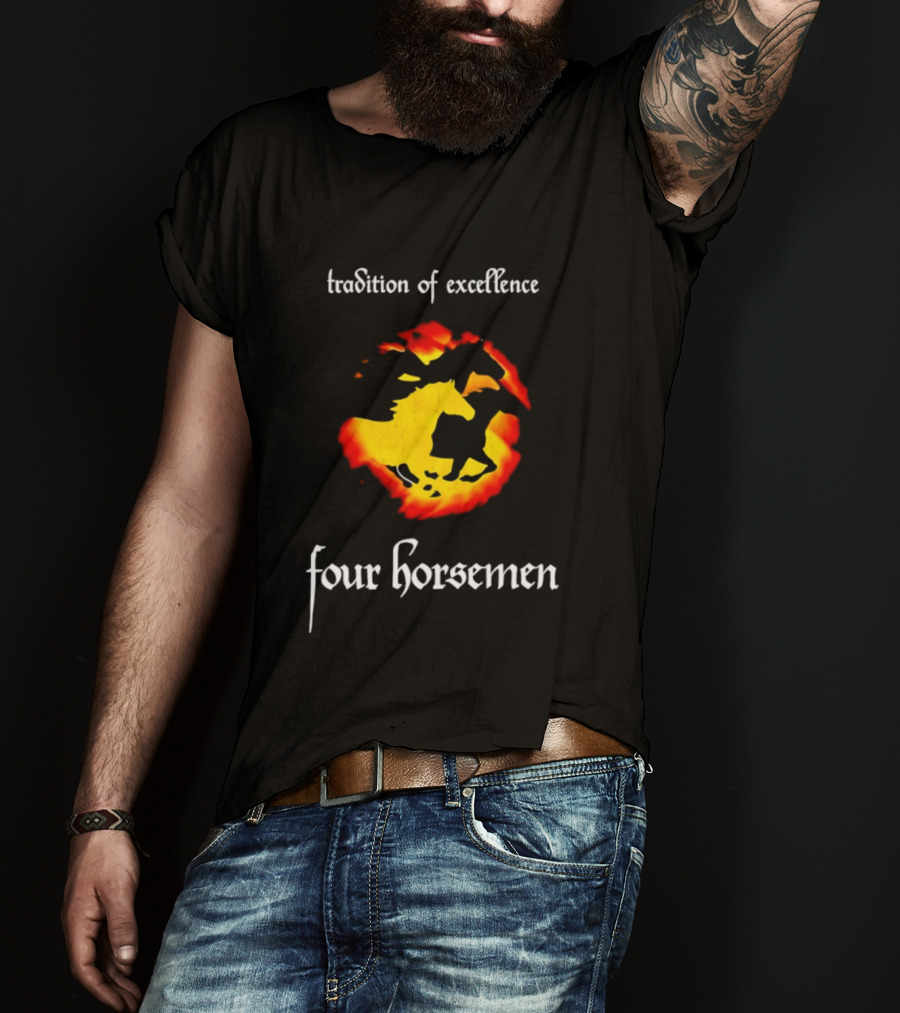 Tradition Of Excellence Four Horsemen Fiery Horse T-Shirt