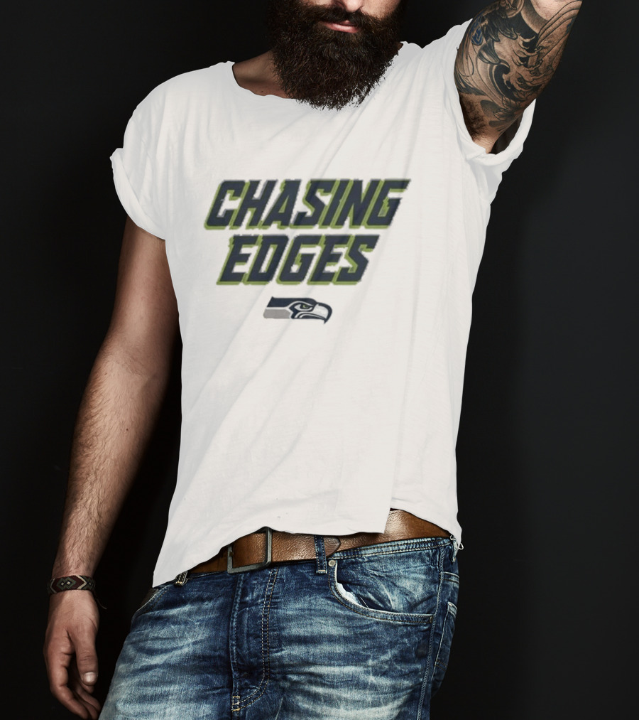 Chasing Edges Seattle Football Team Hawk T-Shirt