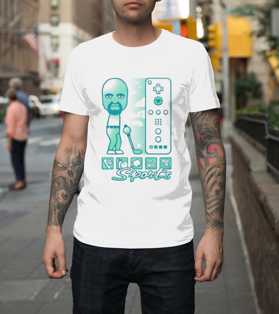 Wii Sports Matt Iconic Character Mii Brawler Bowling Champion T-Shirt