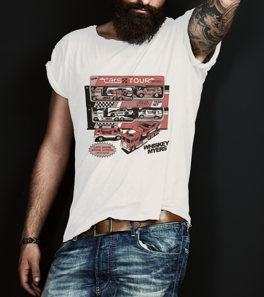 Whiskey Myers 2026 Cars Tour New Edition Racing Truck And Trailer T-Shirt