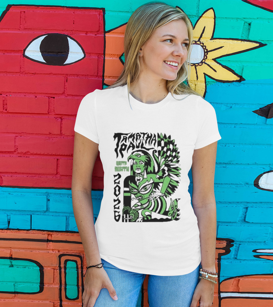 Xoe Hall X Tamatha Paul 2026 Te Atatu Whero Kakapo T-Shirt