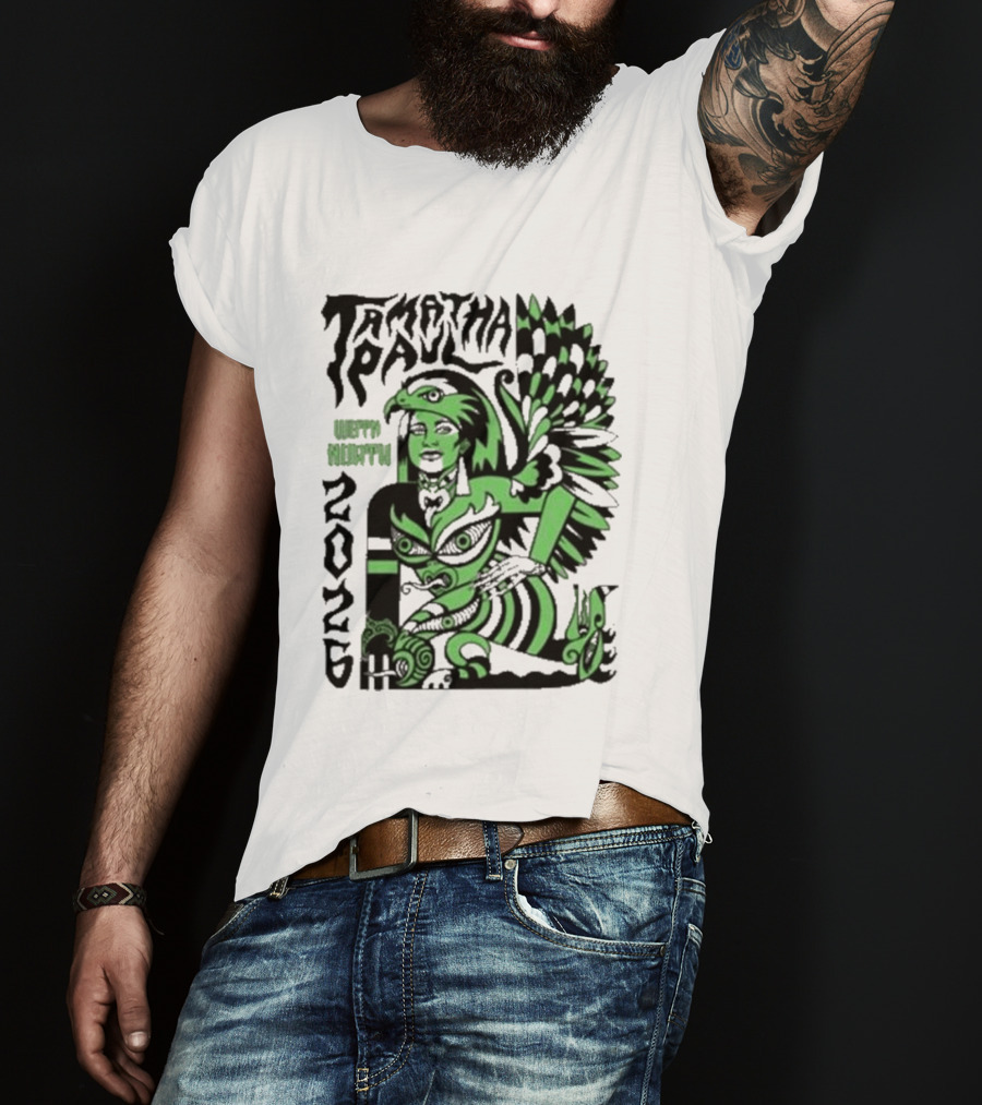 Xoe Hall X Tamatha Paul 2026 Te Atatu Whero Kakapo T-Shirt