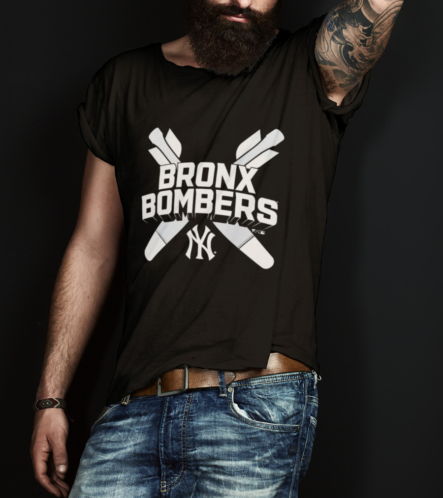 Men's New York Yankees Bronx Bombers Fanatics Navy T-Shirt