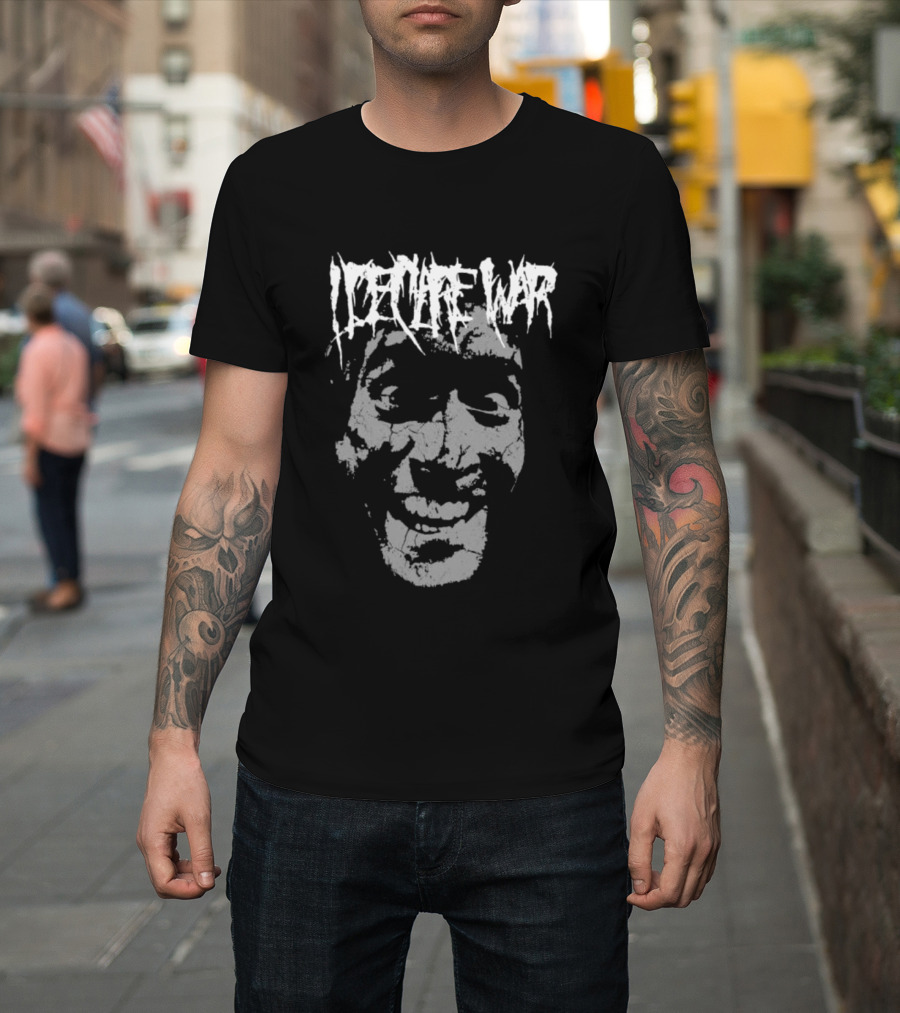 Merchnow Store Shop Groovy Black Ice Nine Kills Face T-Shirt