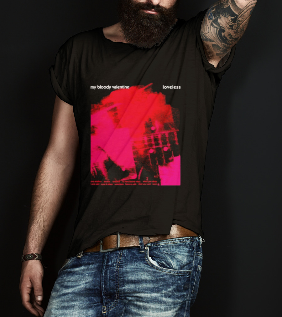 My Bloody Valentine Loveless Album Cover Classic Shoegaze Music Fan Favorite T-Shirt