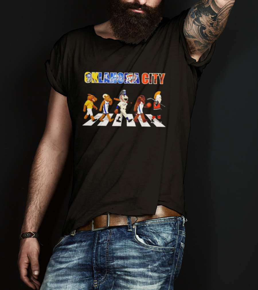 Oklahoma City Mascots Abbey Road Sports Team 2026 OKC T-Shirt