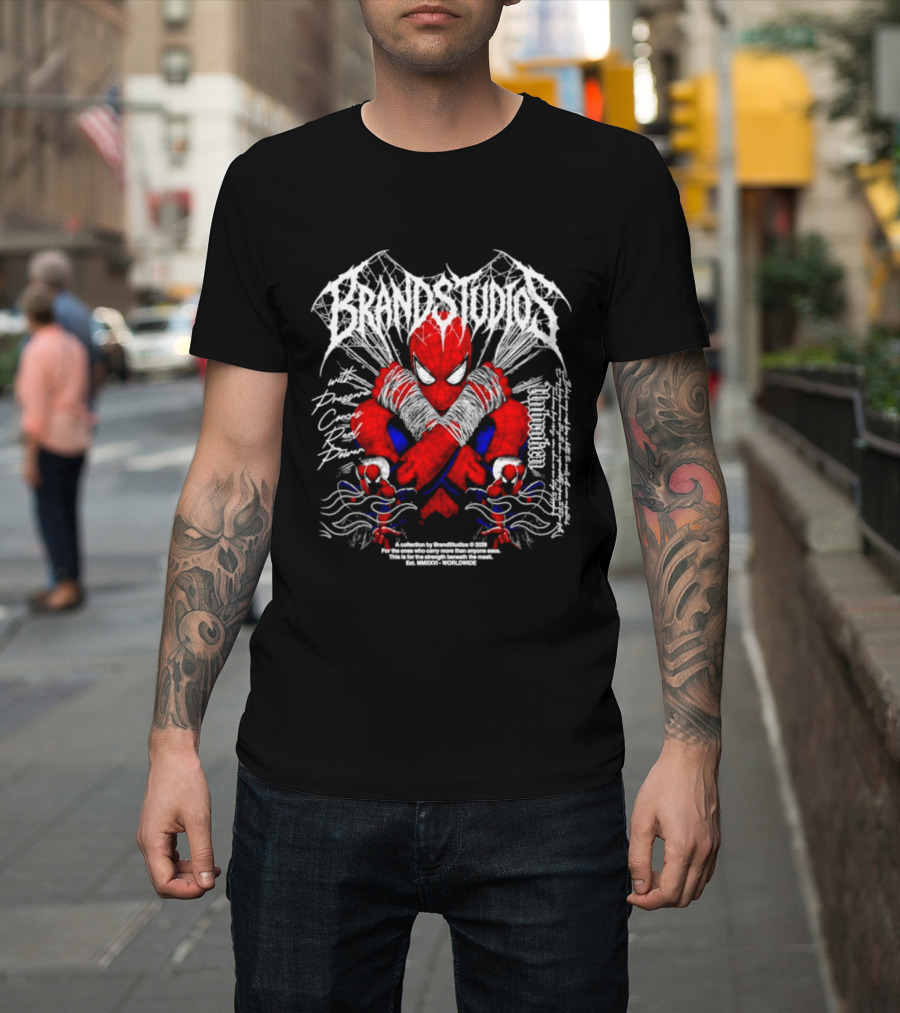 Spider Man With Pressure Comes Great Power Every Hero Has Fought A Battle T-Shirt