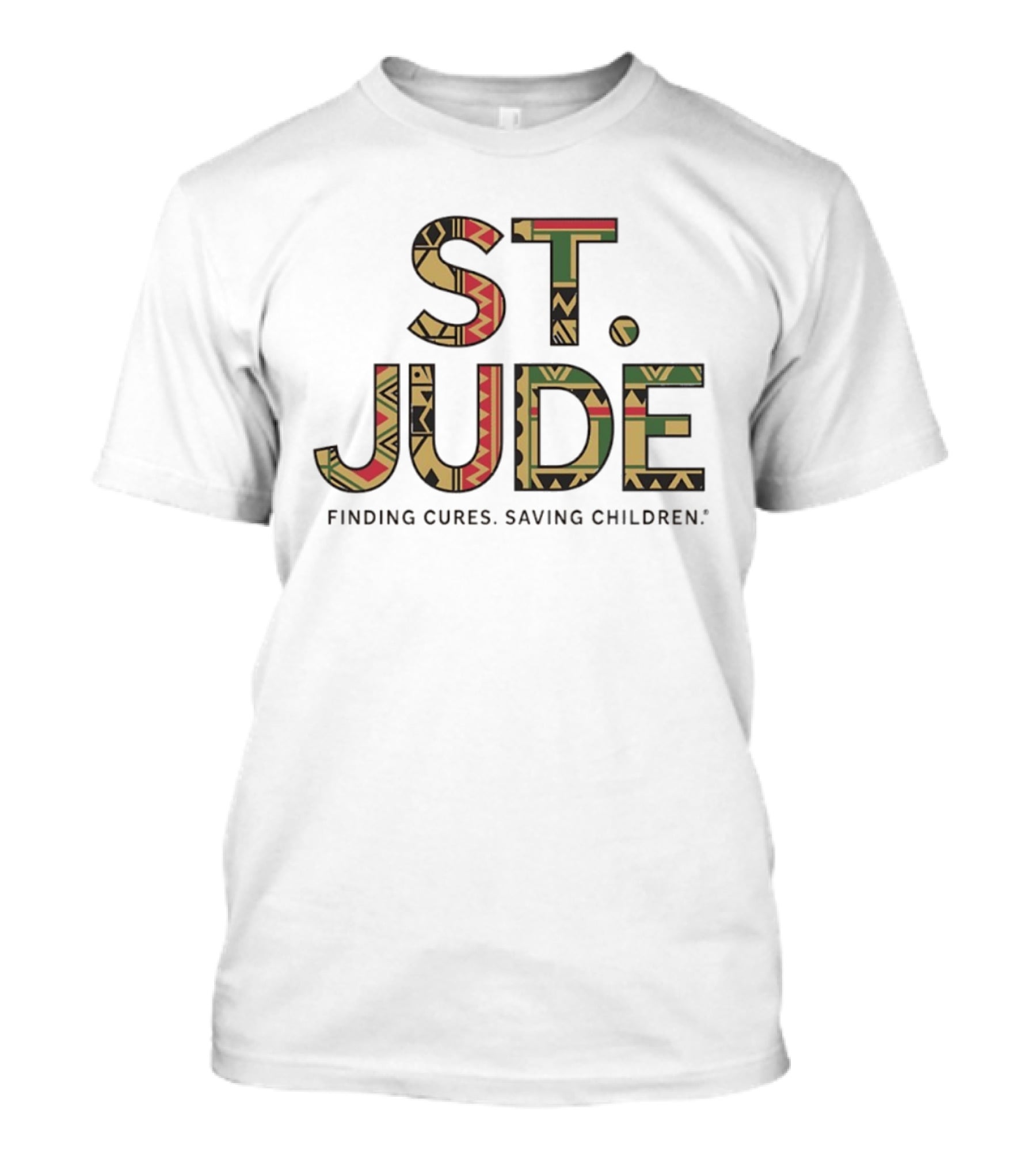 St. Jude Finding Cures Saving Children Bold Tribal T-Shirt
